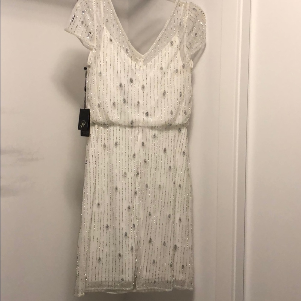 ❗️SOLD❗️Adrianna Papell Cap Sleeve Cocktail Dress